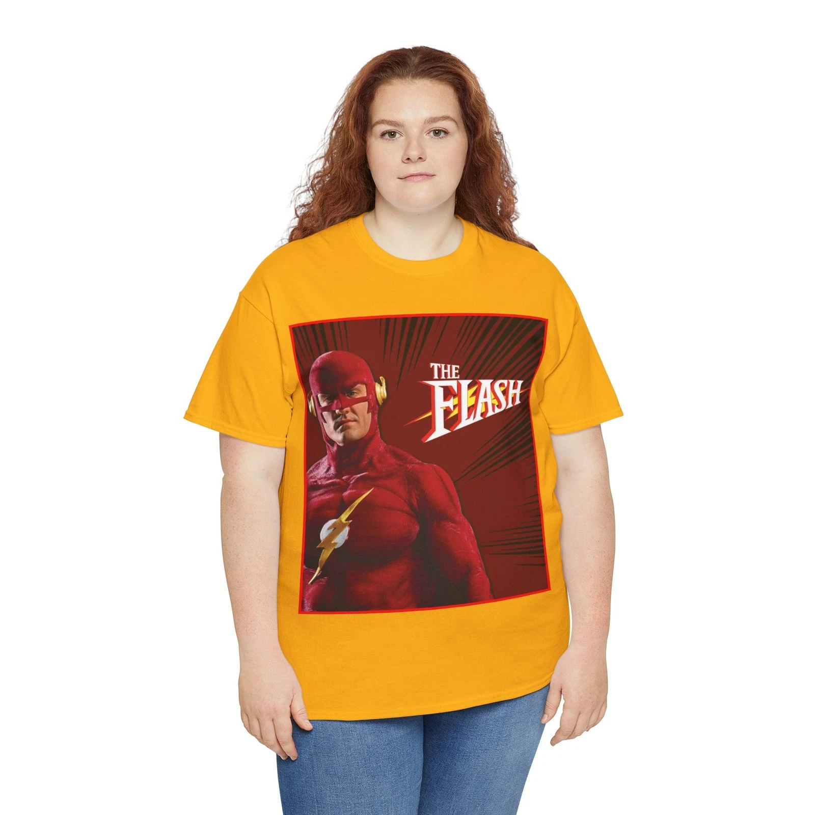Flash T-Shirt - John Wesley Shipp - DC Comics 1990s TV Series - Barry Allen
