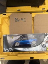 FERRARI 612 SCAGLIETTI - BLUE -  HOT WHEELS 1:18