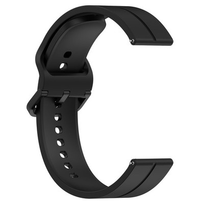 Ersatz-Silikonarmband für Haylou Watch 22 mm Le noir