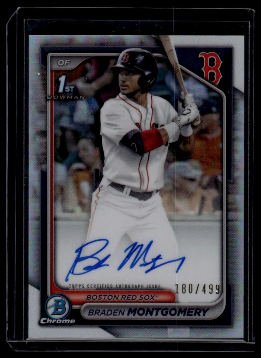 2024 Bowman Draft #CPA-BM Braden Montgomery Chrome Auto Refractor #/499
