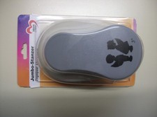 Jumbo-Stanzer "Engels-Pärchen" -  6,8 cm x 6,4 cm - originalverpackt-unbenutzt