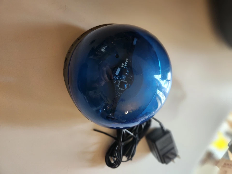 Sharper Image InfoGlobe Scrolling Caller ID BLUE WI701 Clean Woking Free ShpN - Image 2 of 4