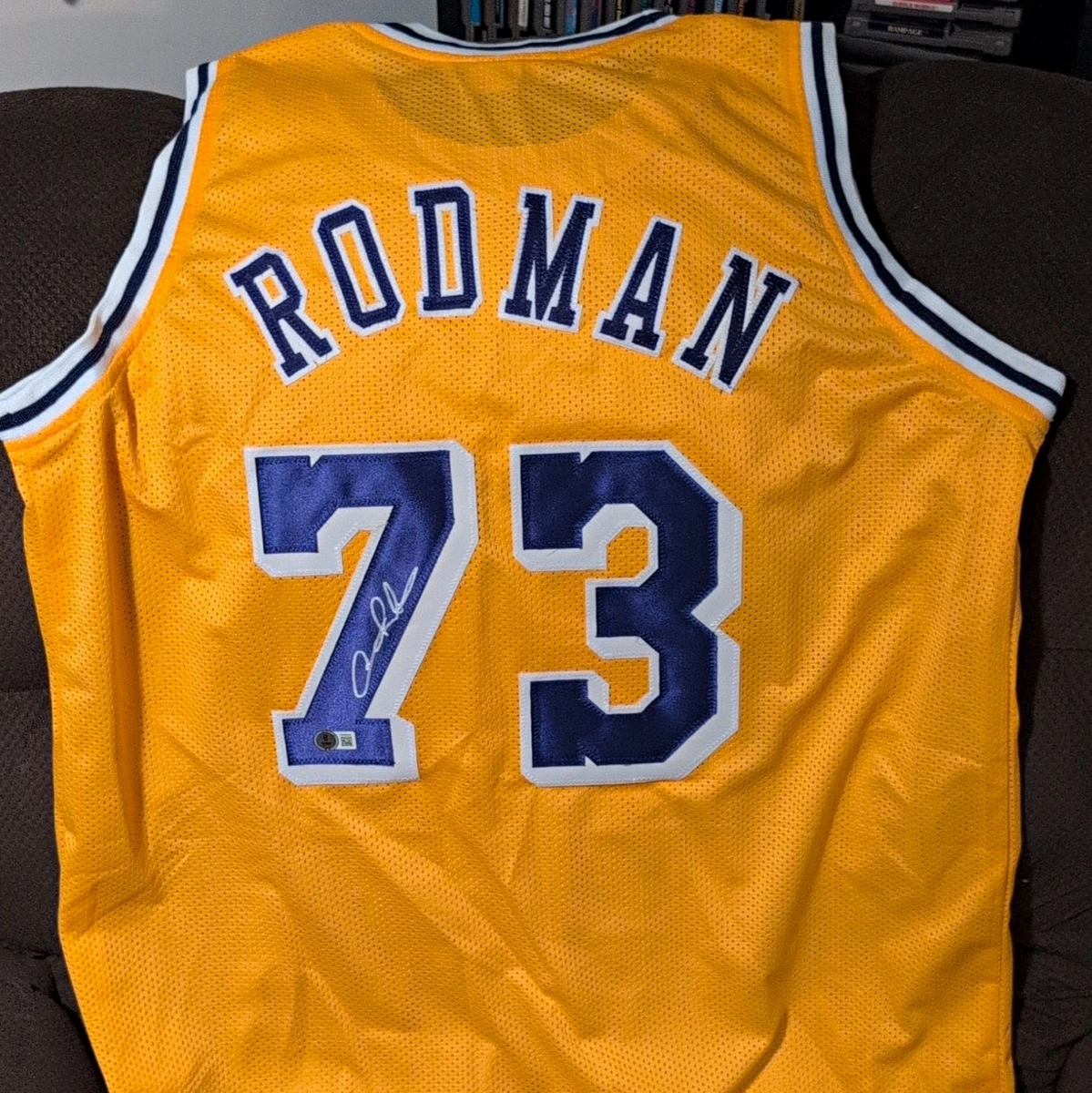 Dennis Rodman Los Angeles Lakers NBA Original Autographed Items