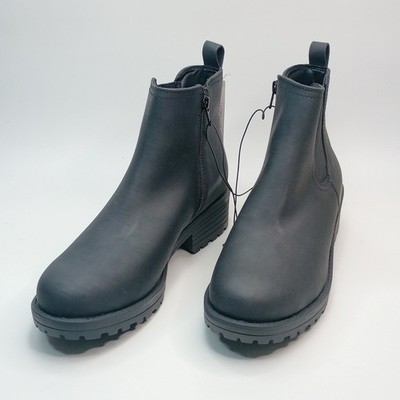 Buffalo David Bitton Anna Boot Women Size 7 Black Water Repellant Memory Foam