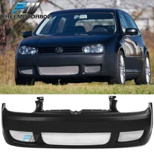 Fits 99-05 Volkswagen Golf MK4 R32 Front Bumper Cover Kit Unpainted Steel Mesh
