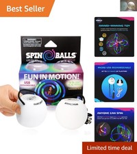 Durable Glow.0 LED Poi Balls Lightweight, Rechargeable with 22 Light Patterns