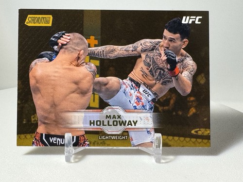 2026 Topps Stadium Club UFC Gold Parallel #7 Max Holloway
