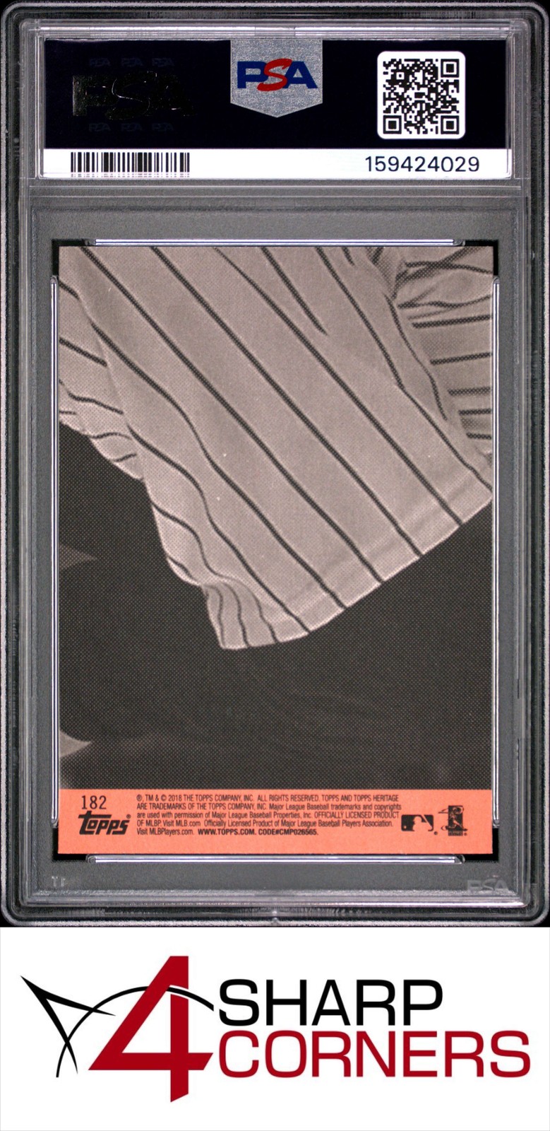 2018 TOPPS HERITAGE #182 MOOKIE BETTS RED SOX PSA 10 view 2