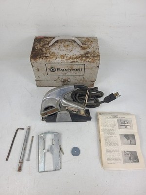Rockwell Porter-Cable 167A Power Block Plane With Case (TESTED)