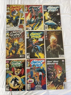 GHOST RIDER (1990) #9 11 12 29 35 39, Annual #1, Vengeance Forever #1 Weapons #1