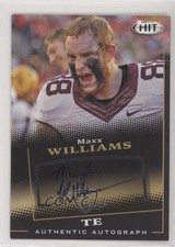 2015 Sage Hit Auto Black Maxx Williams #A38 Auto 1u6