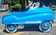 Vintage-Antique 1950s Murray Champion Jet Flow Pedal Car Childs Ride On Toy