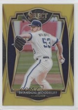 2021 Panini Select Premier Gold Prizm 4/10 Brandon Woodruff #106 04u1
