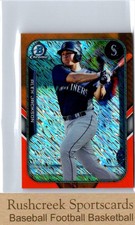 2015 Bowman Alex Jackson /25 The Farm's Finest Minis Orange Shimmer Refractor