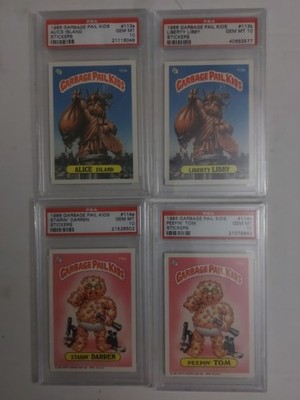 1986 Topps Garbage Pail Kids Buttons New In Package- Box