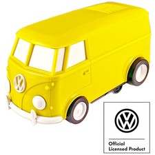 Mobiler Plattenspieler im VW Bulli Design Gelb DJ Record Runner von Stokyo