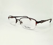 New Authentic Tres Jolie by Marchon 148 603 Eyeglasses Bordeaux Red 50-18-135
