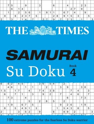 TIMES SAMURAI SU DOKU BK 4 by The Times Mind Games Paperback Self Help Business