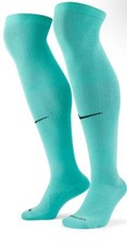 Nike MatchFit Knee High Soccer Socks-Turquoise CV1956-354 L-Men 8-12 Woman 10-13