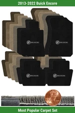 Custom Ultimat Carpet Mat Set for 2013-2022 Buick Encore w/Logo (4 pieces) #2U9