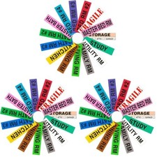 Moving Box Labels, 800 Color Coded Labels, Room ID Stickers  100 Fragile