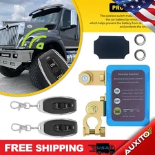 Remote Battery Control Disconnect 12V Switch Fit 160F 240A Car Boat 12V RV ATV