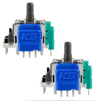 Csvrzuwo Anti-Drift TMR Joystick with Hall Effect Sensor, Replacement blue