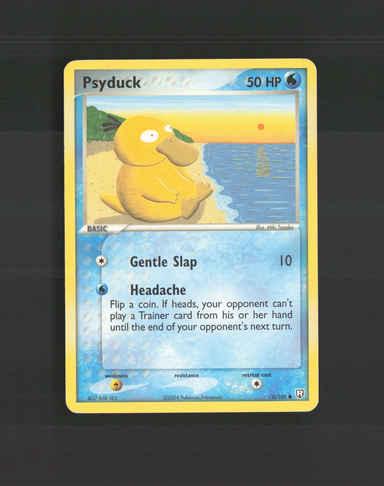 Psyduck 70/109 EX Team Rocket Returns Common Pokemon Card DMG