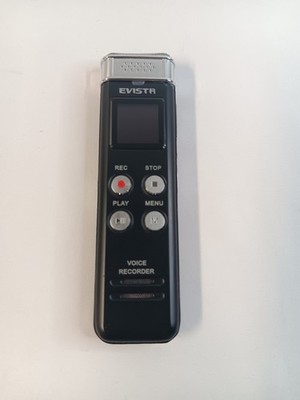 EVISTR 8GB L357 Digital Voice Recorder Activated FOR LECTURE Playback. Works