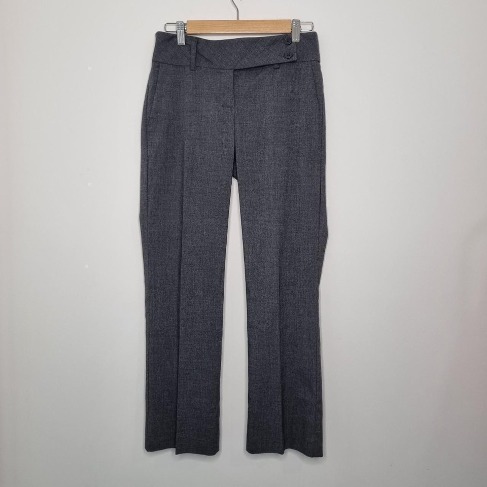 Miss Shop Grey Dress Pants Size 8 AU