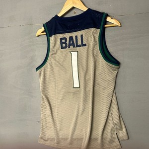 Headgear Classics LaMelo Ball Chino Hills High School Jersey Tan Navy Mens L #1