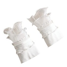 Wrist Cuffs Winter Layered Cuff Detachable False Sleeves for Women Girls