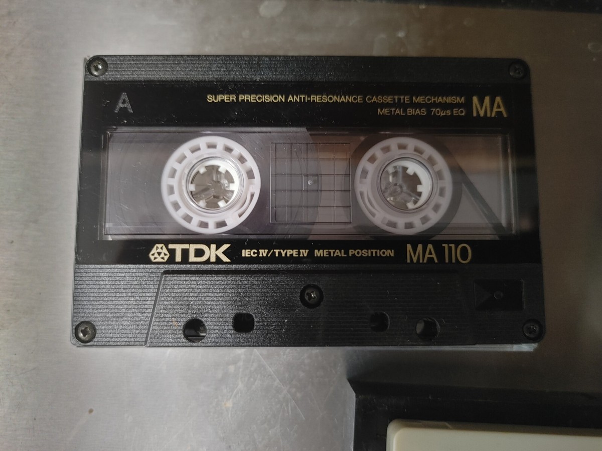 Vintage Used Cassette Lot Of 5 Metal Chrome CrO2 Maxell TDK Fuji 