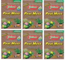 Hoffman 15503 10 Quart Organic Canadian Sphagnum Peat Moss - Pack of 6 bags