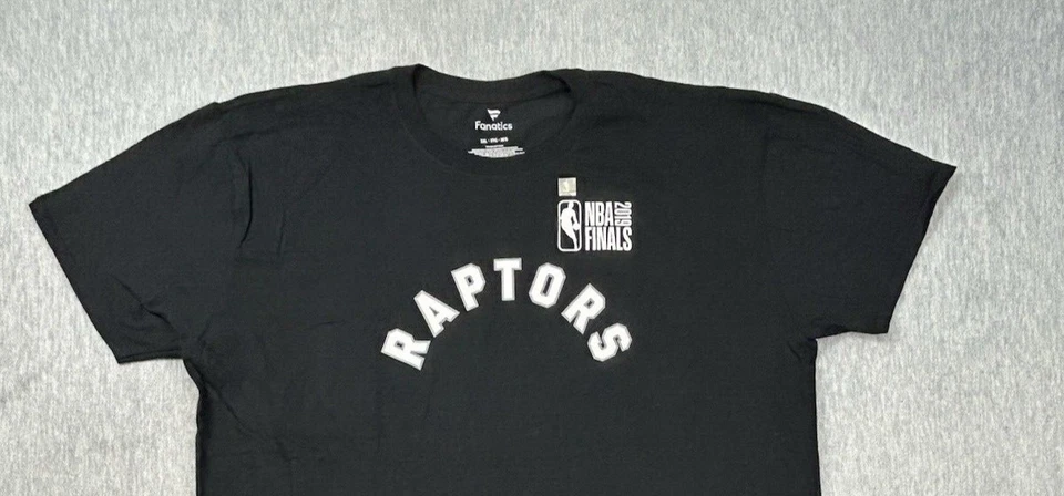 Toronto Raptors Shirt Mens 3XL Black Fanatics 2019 Playoffs NBA Leonard NEW - Image 3 of 4