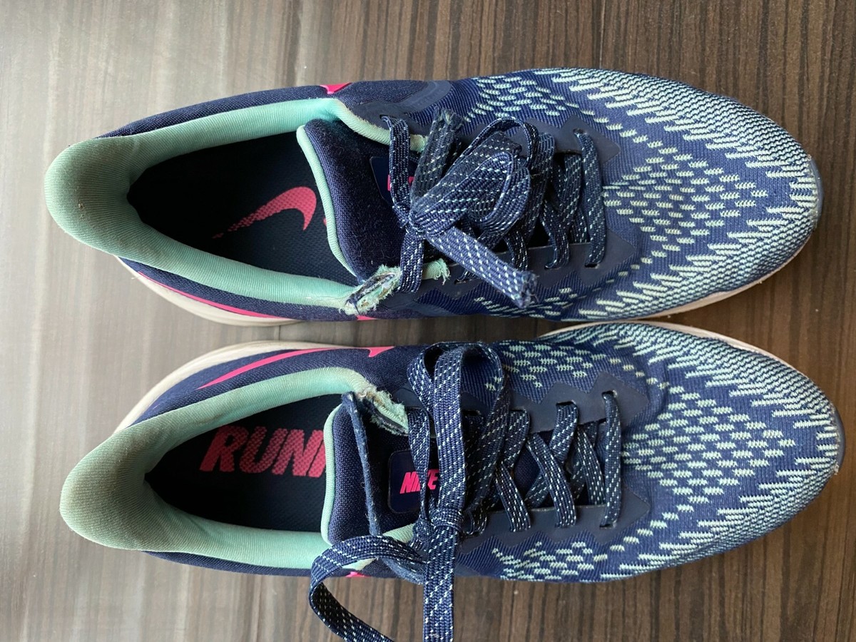Nike Zoom Winflo 6 Women's Running Shoes Midnight Navy Pink CU4937