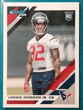 2019 DONRUSS LONNIE JOHNSON JR. ROOKIE #276 HOUSTON TEXANS RC