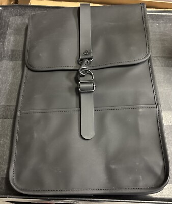 NWT RAINS Backpack Mini Waterproof Black MSRP $110