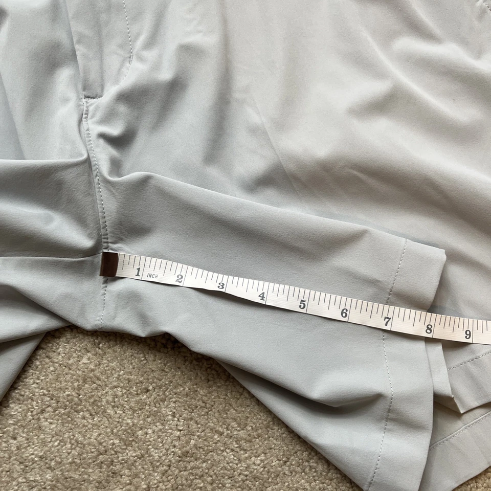 Pantalones Cortos Southern Tide Para Hombre 42 Gris Brrr Performance 8" Elastizados Golf Deportes Foto 4 de 4