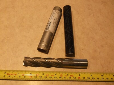 Weldon 3/4'' 4F SINGLE END, SQUARE END HSS ENDMILL