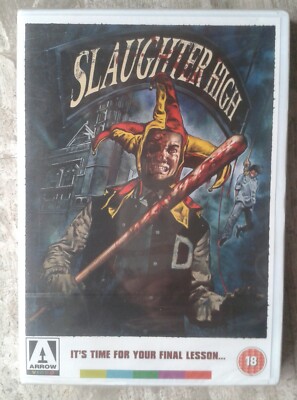 Slaughter High Sealed R0 DVD Cult Horror Slasher Arrow Films Poster Commentary