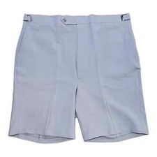 Vintage 70's Hubbard Slider Shorts Mens Gray Dacron Polyester 40L Big  Tall NWT
