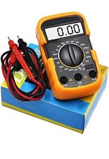 Multimetro Digitale Tester Professionale Tascabile con Cavi Puntali Display 830L