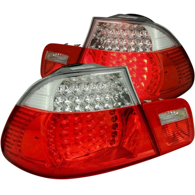 Luces traseras LED ANZO para BMW Serie 3 E46 2000-2003 rojas/transparentes Foto 3 de 4