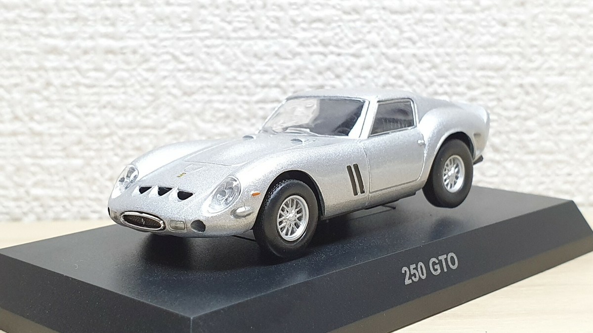 Kyosho 1/64 FERRARI 250 GTO SILVER diecast car model | eBay