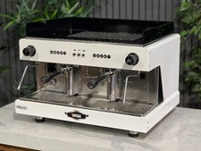 WEGA PEGASO EVD 2 GROUP ESPRESSO COFFEE MACHINE WHITE COMMERCIAL CAFE BARISTA