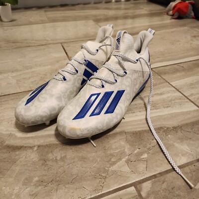 Adidas Adizero Young King Reign Blue White Football Cleats FY0143 size 10.