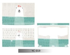 Dazzle Laptop Protector Leather Skin Stickers For Gigabyte AERO 15 OLED XC