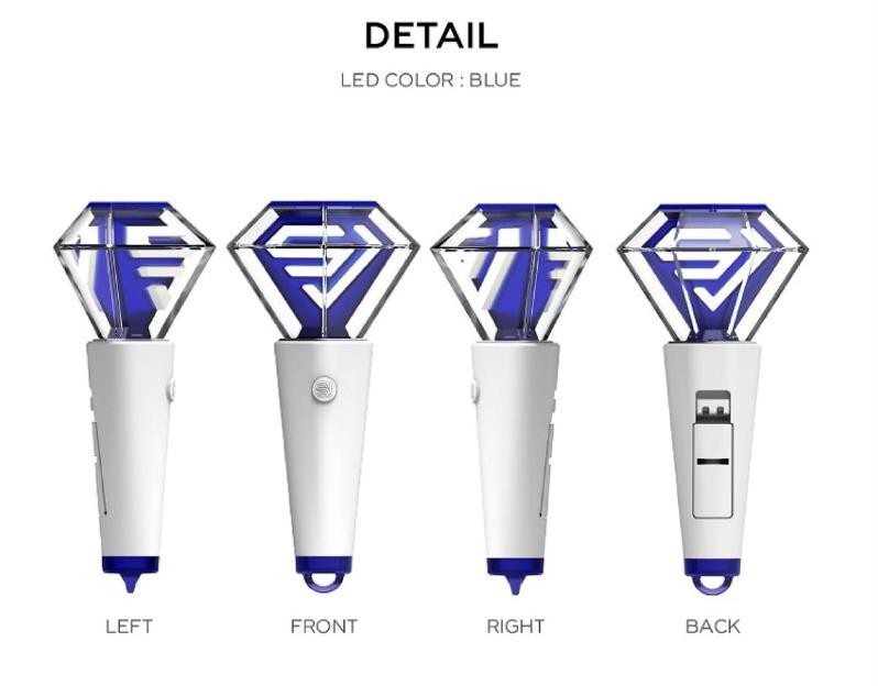 SUPER JUNIOR ミニファンライトキーホルダー super junior公式ミニペンライト型キーリング2種セット - メルカリ