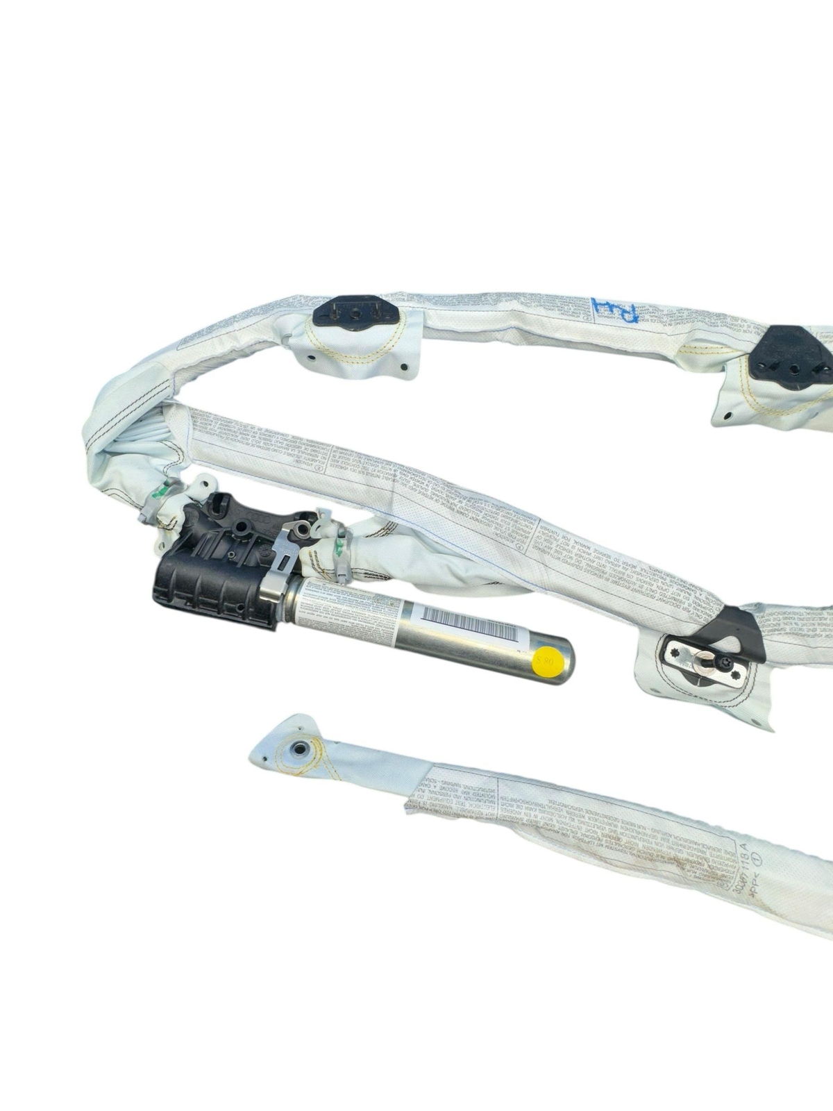 2006-2012 BENTLEY CONTINENTAL GT LH & RH ROOF OVERHEAD CURTAIN AIR BAG SET (2)